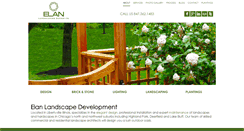 Desktop Screenshot of elanlandscapes.com