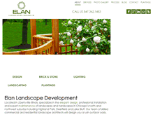 Tablet Screenshot of elanlandscapes.com